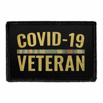 COVID-19 Veteran - Removable Patch - Pull Patch - Removable Patches For Authentic Flexfit and Snapback Hats