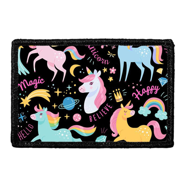 Unicorns Everywhere - Removable Patch - Pull Patch - Removable Patches For Authentic Flexfit and Snapback Hats