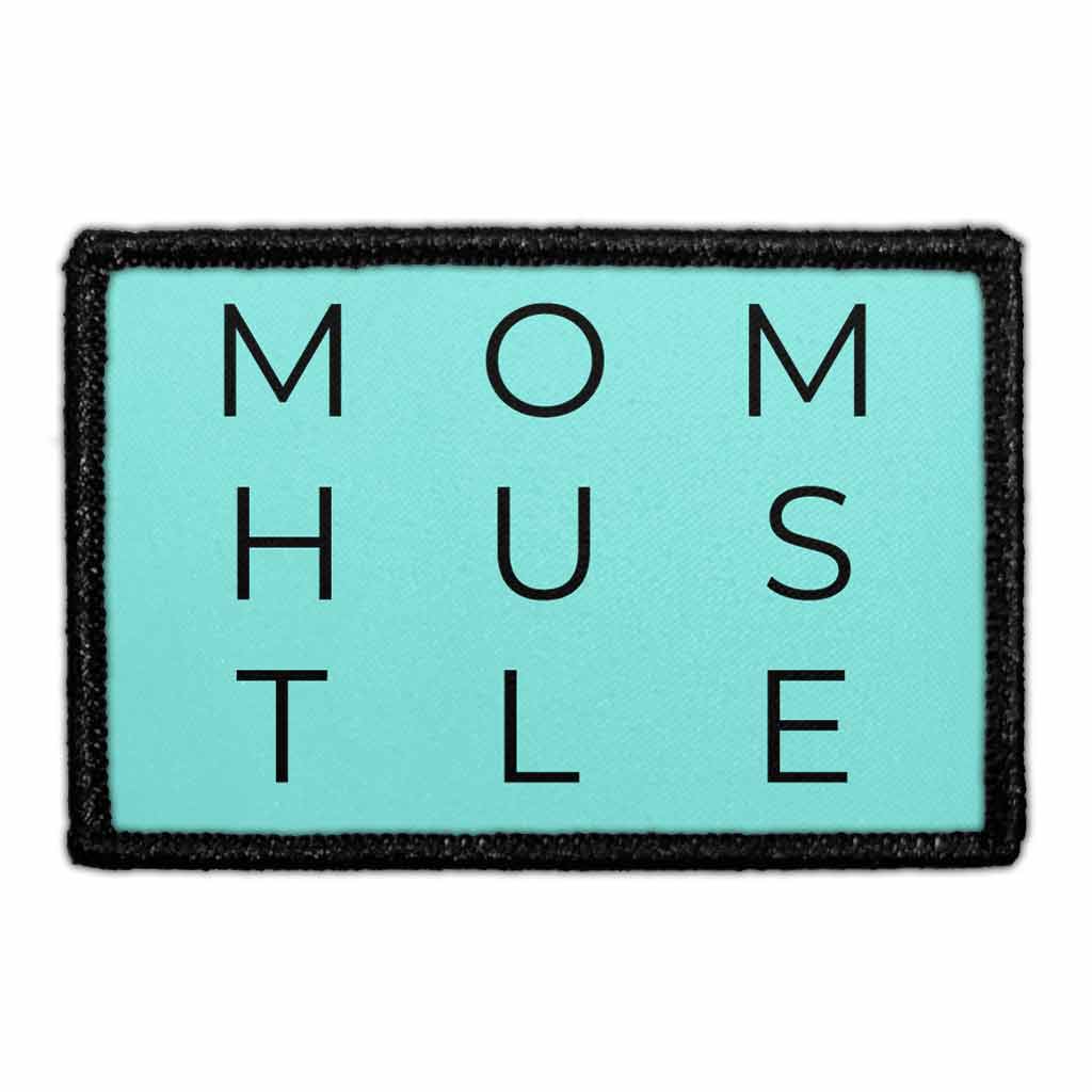 Mom Hustle - Removable Patch - Pull Patch - Removable Patches For Authentic Flexfit and Snapback Hats