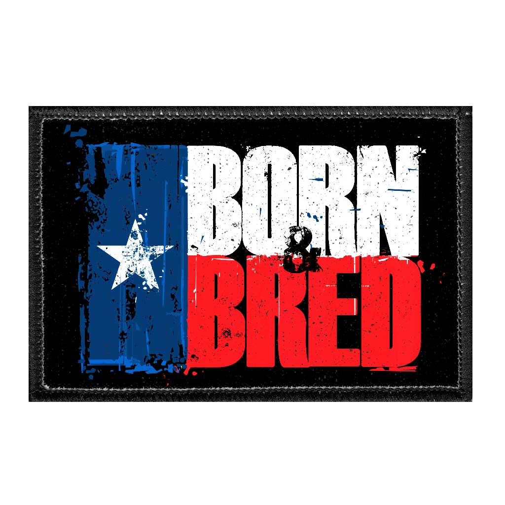 Born & Bread Texan - Removable Patch - Pull Patch - Removable Patches For Authentic Flexfit and Snapback Hats