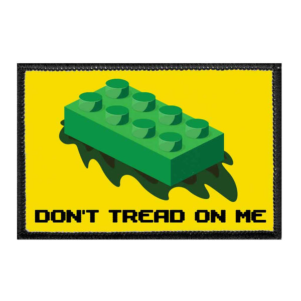 Don't Tread On Me - Toy Block - Removable Patch