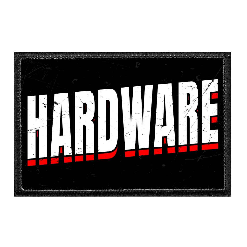 HARDWARE - Removable Patch - Pull Patch - Removable Patches That Stick To Your Gear
