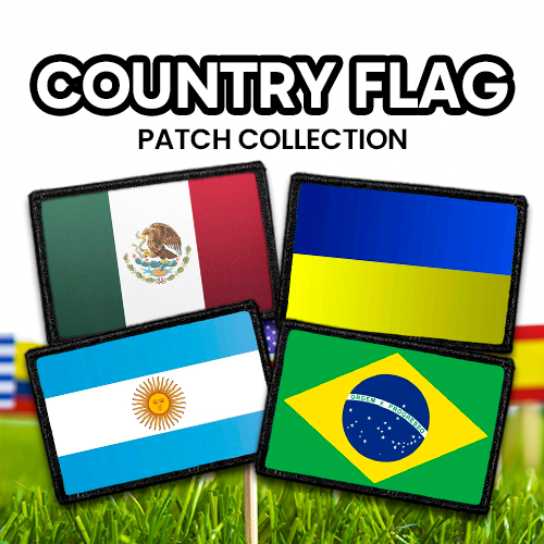Country Flag Patches | Hook & Loop International Designs — Pull Patch ...