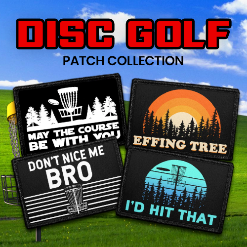 Disc Golf Patches | Velcro® Compatible Style for Frolf Fanatics — Pull ...