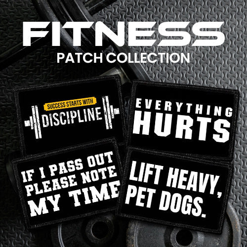 Fitness & Health Patches | Velcro® Compatible Gym-Ready Grit — Pull ...