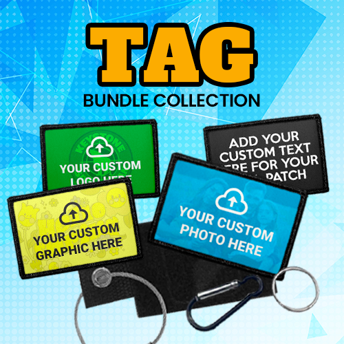 Tag Bundles | Patch-Ready Tags with Velcro® Compatible Attitude — Pull ...