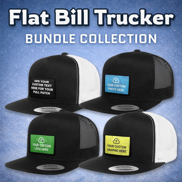 FLAT TRUCKER HAT BUNDLE