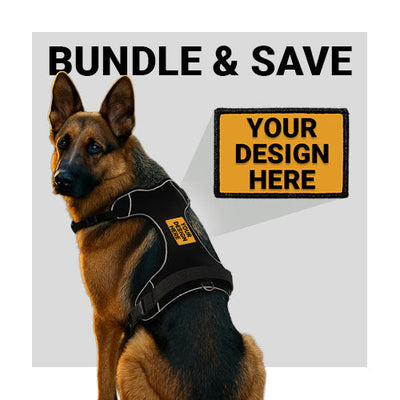 Bundle: X-Large - PawPatch Track Dog Harness + Custom Patch