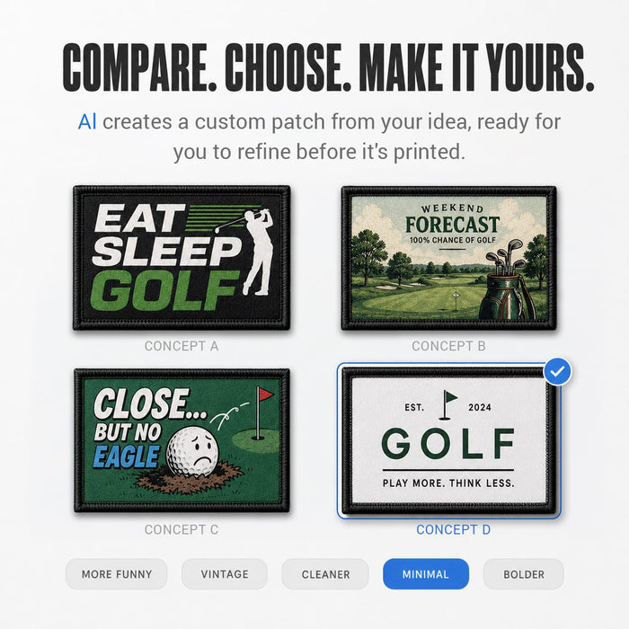 Custom AI Patch - Removable Patch