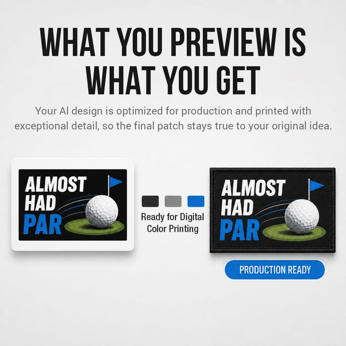 Custom AI Patch - Removable Patch