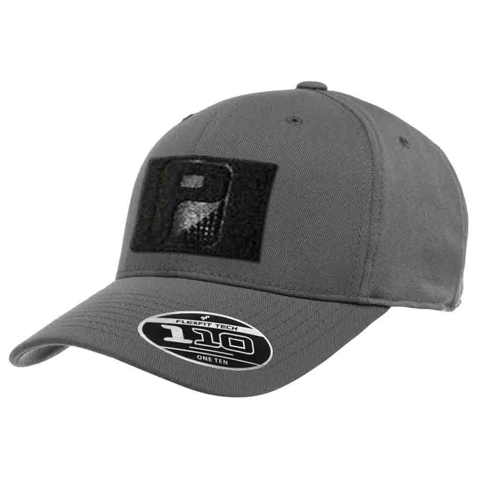 Grey - Pro-Formance Flexfit + Adjustable Hat by Pull Patch - Pull Patch - Removable Patches For Authentic Flexfit and Snapback Hats