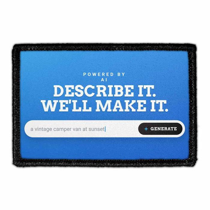 AI Custom Patch  - Meta Data - Crop Image Text - - Removable Patch - Pull Patch - Removable Patches For Authentic Flexfit and Snapback Hats
