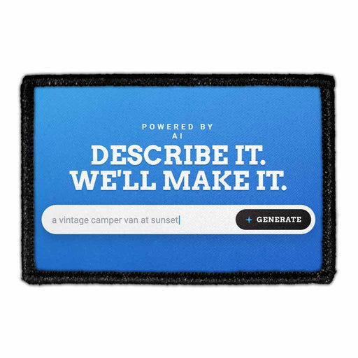 AI Custom Patch  - Meta Data - Crop Image Text - - Removable Patch - Pull Patch - Removable Patches For Authentic Flexfit and Snapback Hats
