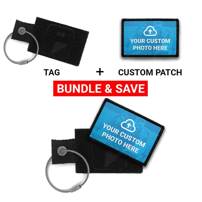 Bundle: Custom Photo + Tag (Vertical)
