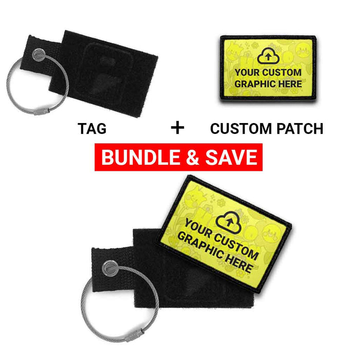Bundle: Custom Graphic + Tag (Vertical)