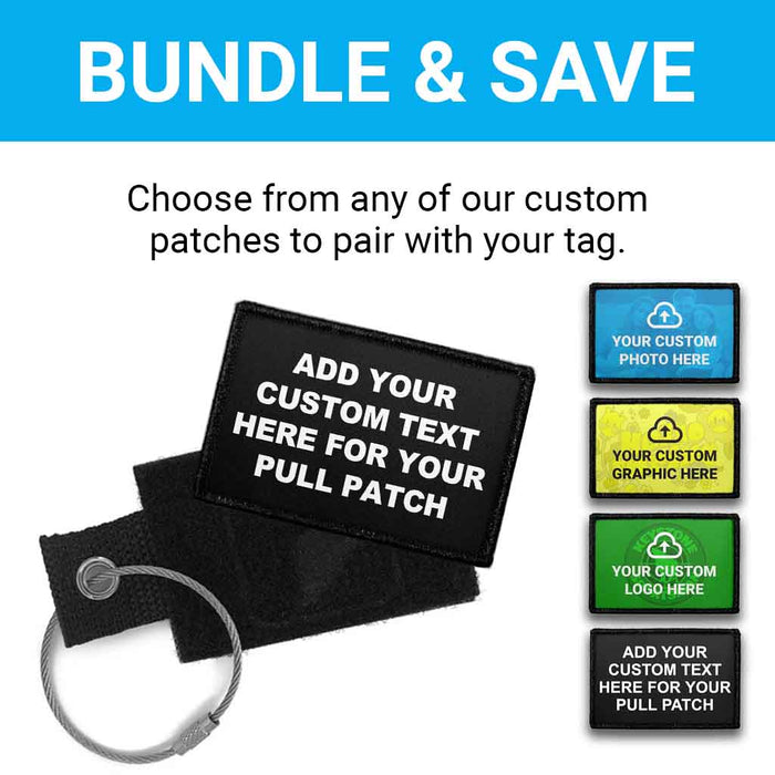 Bundle: Custom Graphic + Tag (Vertical)