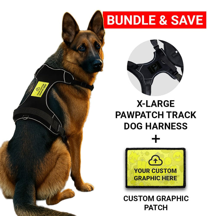 Bundle: Custom Graphic + PawPatch Track Dog Harness (X-Large)