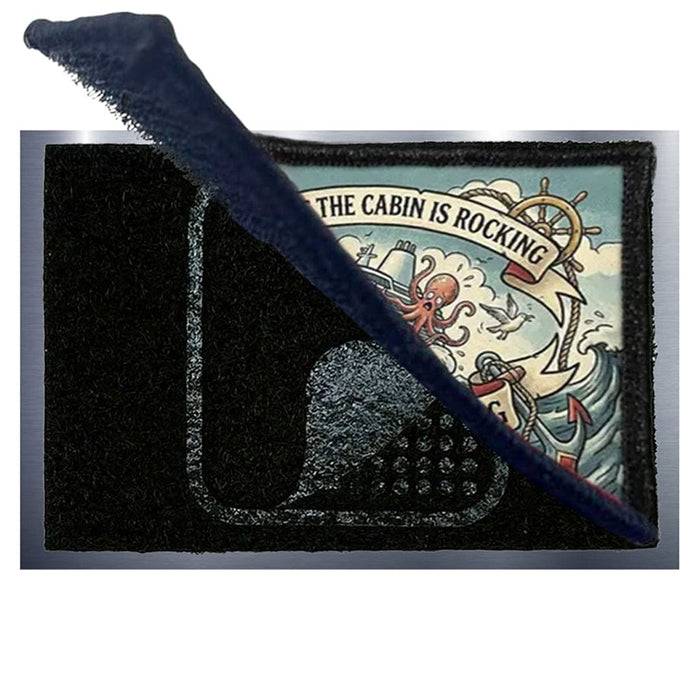 Caution - If The Cabin Is Rocking Don't Come Knocking + Magnetic Loop Backing