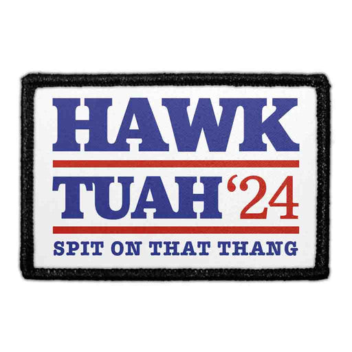 Hawk Tuah 24 - Removable Patch - Pull Patch - Removable Patches For Authentic Flexfit and Snapback Hats
