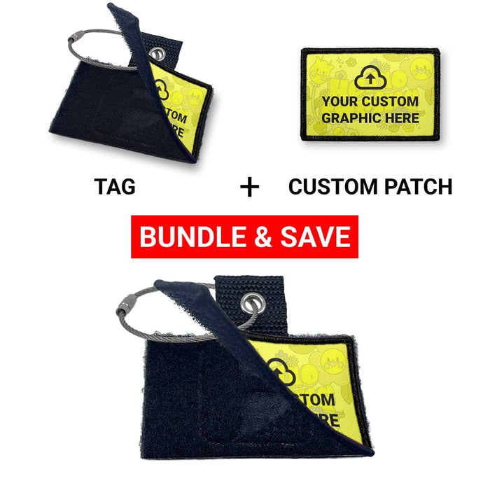 Bundle: Custom Graphic + Tag (Horizontal)