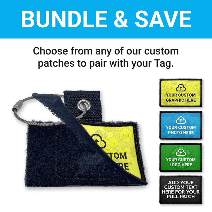 Bundle: Custom Graphic + Tag (Horizontal)