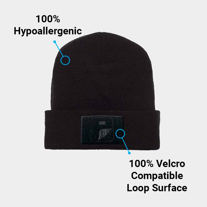 Premium Beanie: Flexfit by Pull Patch (Black)