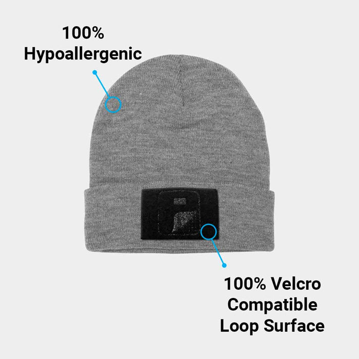 Premium Beanie: Flexfit by Pull Patch (Heather Grey)