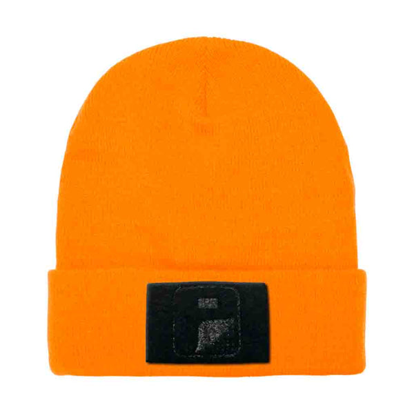 Premium Beanie: Flexfit by Pull Patch (Orange)