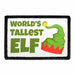 World's Tallest Elf - Patch - Pull Patch - Removable Patches For Authentic Flexfit and Snapback Hats