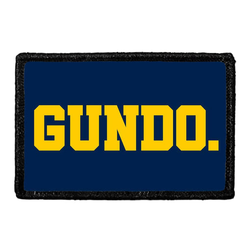 GUNDO. - Removable Patch - Pull Patch - Removable Patches For Authentic Flexfit and Snapback Hats