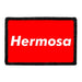 Hermosa - Red - Removable Patch - Pull Patch - Removable Patches For Authentic Flexfit and Snapback Hats