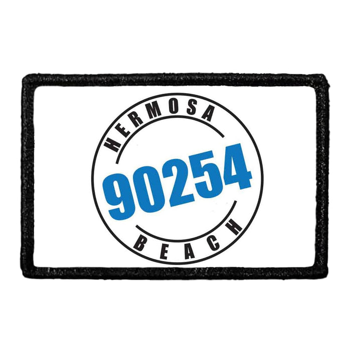 Hermosa Beach - 90254 - Removable Patch - Pull Patch - Removable Patches For Authentic Flexfit and Snapback Hats