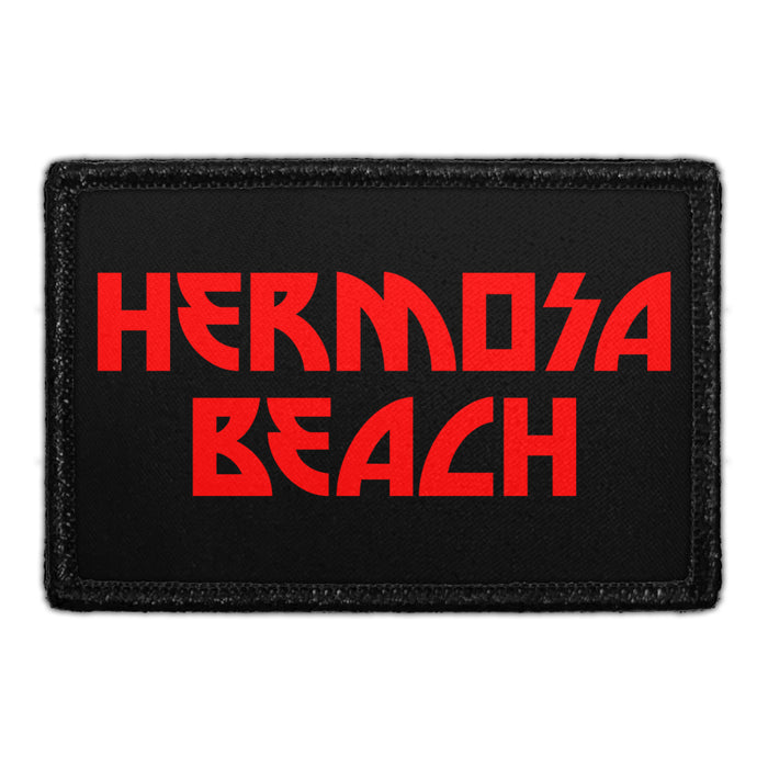 Hermosa Beach - Kiss - Removable Patch - Pull Patch - Removable Patches For Authentic Flexfit and Snapback Hats