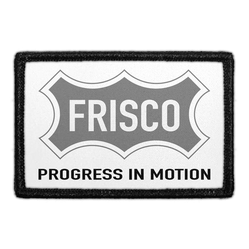 Frisco City Flag - Black and White - Removable Patch - Pull Patch - Removable Patches For Authentic Flexfit and Snapback Hats