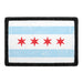 Chicago City Flag - Color - Distressed - Removable Patch - Pull Patch - Removable Patches For Authentic Flexfit and Snapback Hats