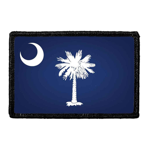 South Carolina State Flag - Color - Removable Patch - Pull Patch - Removable Patches For Authentic Flexfit and Snapback Hats