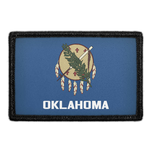 Oklahoma State Flag - Color - Removable Patch - Pull Patch - Removable Patches For Authentic Flexfit and Snapback Hats