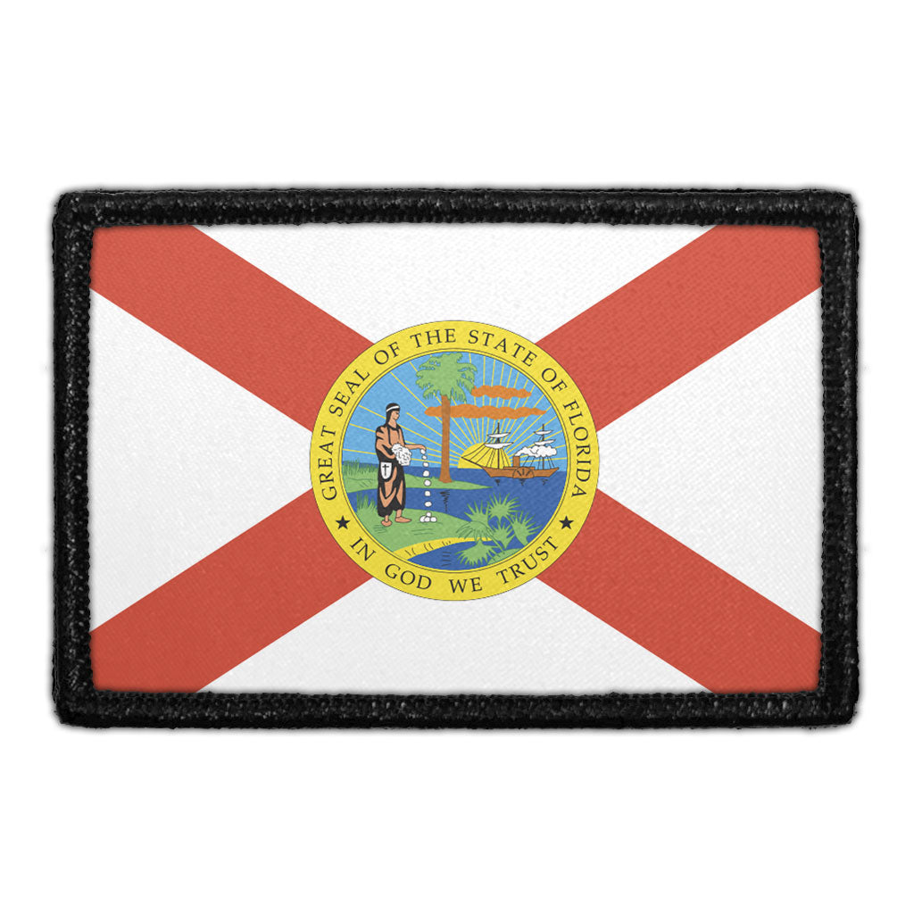 Florida State Flag - Color - Removable Patch — Pull Patch - Removable ...