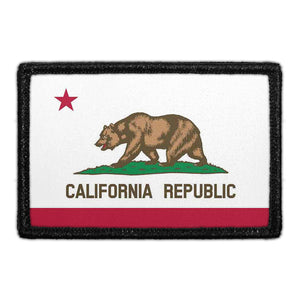 California State Flag - Removable Patch - Pull Patch - Removable Patches For Authentic Flexfit and Snapback Hats