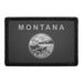 Montana State Flag - Black and White - Removable Patch - Pull Patch - Removable Patches For Authentic Flexfit and Snapback Hats