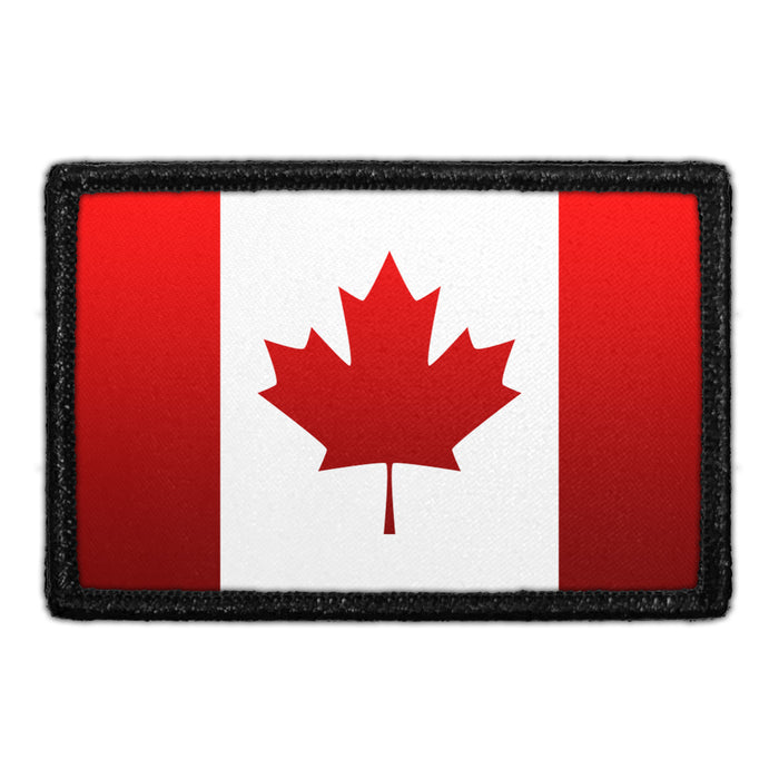 Canada Flag - Color - Removable Patch - Pull Patch - Removable Patches For Authentic Flexfit and Snapback Hats