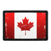 Canada Flag - Color - Distressed - Removable Patch - Pull Patch - Removable Patches For Authentic Flexfit and Snapback Hats