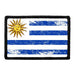 Uruguay Flag - Color - Distressed - Removable Patch - Pull Patch - Removable Patches For Authentic Flexfit and Snapback Hats