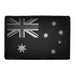 Australia Flag - Black and White - Distressed - Removable Patch - Pull Patch - Removable Patches For Authentic Flexfit and Snapback Hats