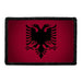 Albania Flag - Color - Removable Patch - Pull Patch - Removable Patches For Authentic Flexfit and Snapback Hats