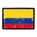 Columbia Flag - Color - Distressed - Removable Patch - Pull Patch - Removable Patches For Authentic Flexfit and Snapback Hats