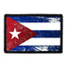 Cuba Flag - Color - Distressed - Removable Patch - Pull Patch - Removable Patches For Authentic Flexfit and Snapback Hats