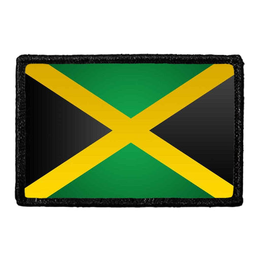 Jamaica Flag - Color - Removable Patch - Pull Patch - Removable Patches For Authentic Flexfit and Snapback Hats