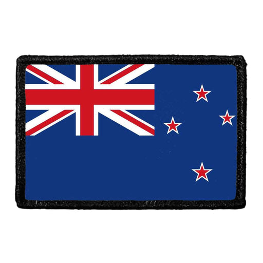 New Zealand Flag - Color - Removable Patch - Pull Patch - Removable Patches For Authentic Flexfit and Snapback Hats
