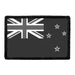 New Zealand Flag - Black and White - Removable Patch - Pull Patch - Removable Patches For Authentic Flexfit and Snapback Hats
